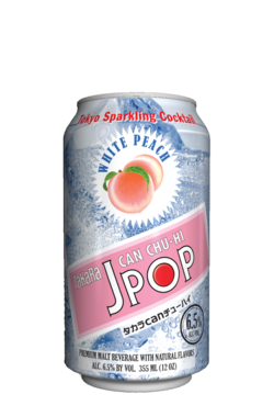 JPOP CHU-HI WHITE PEACH CAN