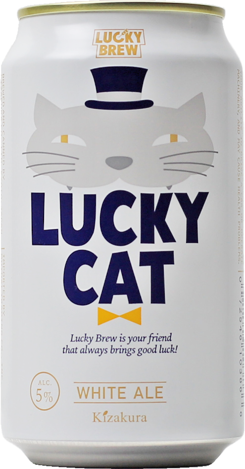 LUCKY CAT WHITE ALE CAN