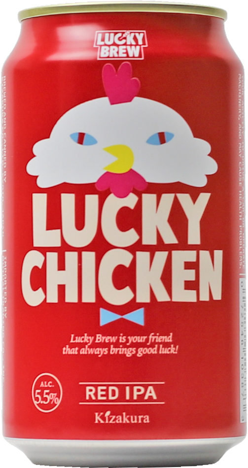 LUCKY CHICKEN RED IPA CAN