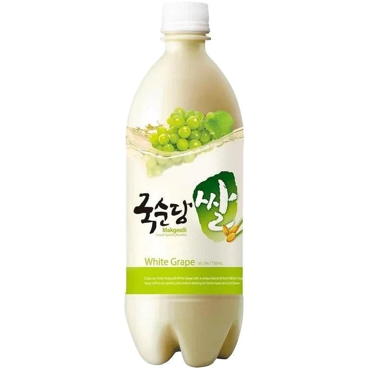 KOOKSOONDANG MAKGEOLLI WHITE GRAPE (국순당 쌀 청포도 막걸리)