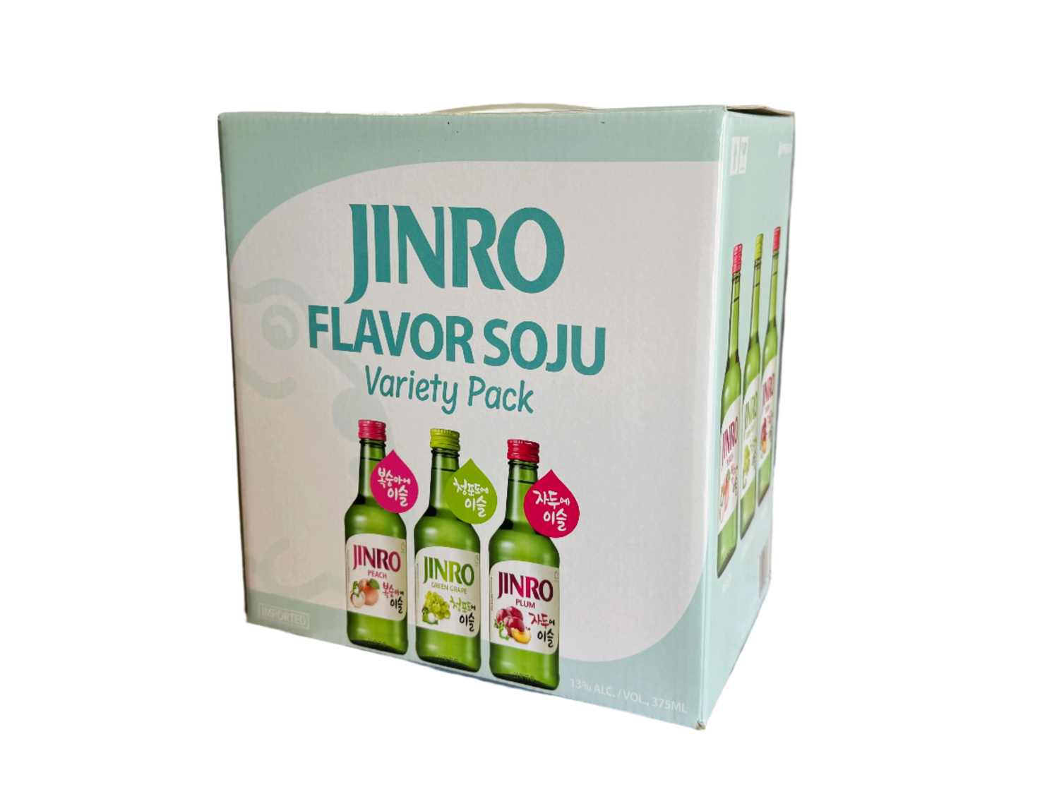 JINRO FRUIT SOJU ASSORTED -Plum, Green Grape, Peach