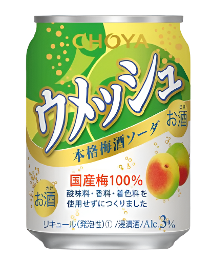 CHOYA HONKAKU UMESHU SODA