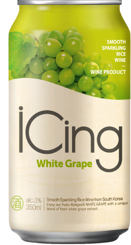 ICING WHITE GRAPE MAKGEOLLI (아이싱 청포도)