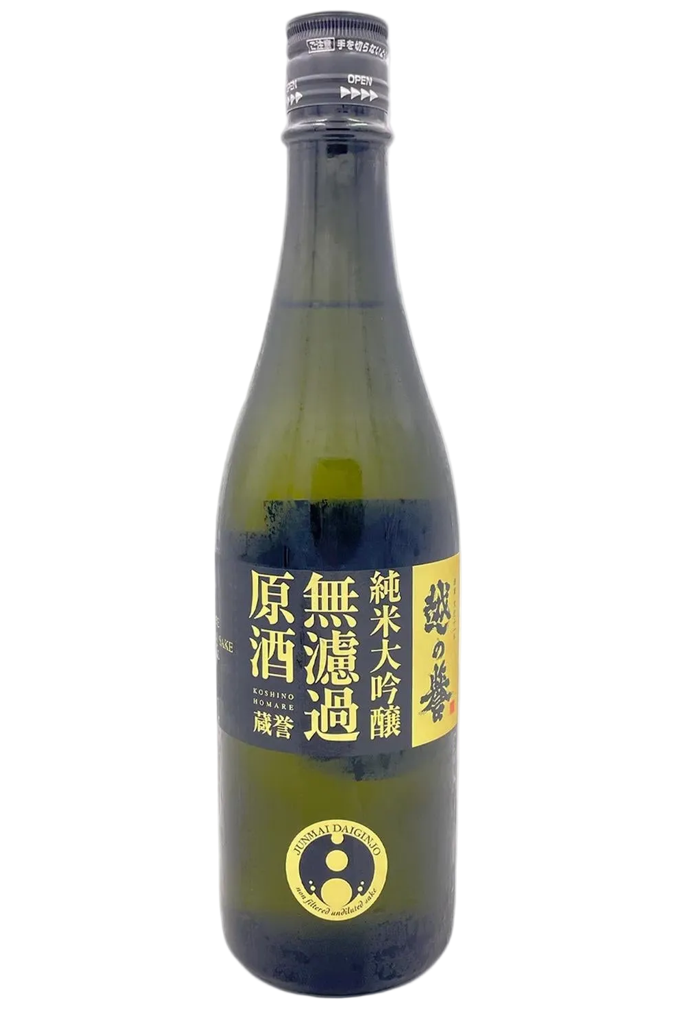 KOSHINOHOMARE JUNMAI DAIGINJO MUROKA GENSHU