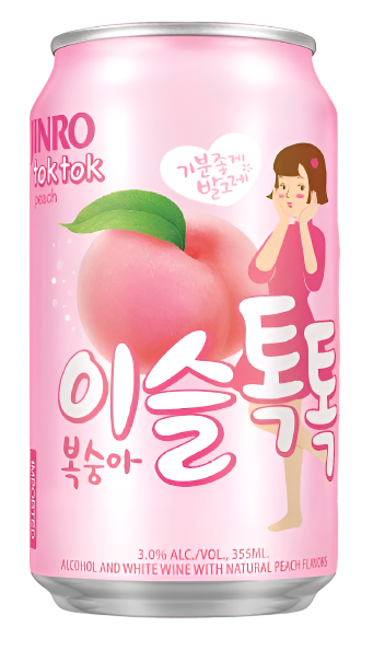 JINRO TOKTOK PEACH CAN