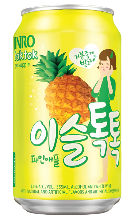 JINRO TOKTOK PINEAPPLE CAN