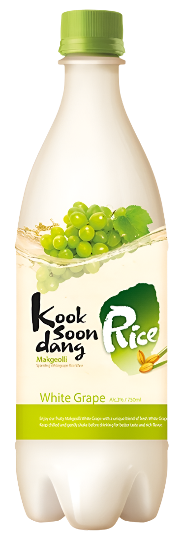 KOOKSOONDANG MAKGEOLLI WHITE GRAPE (국순당 쌀 청포도 막걸리)